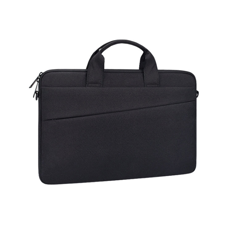 ST03S Borsa per tablet portatile per laptop con impugnatura morbida in tessuto Oxford indossabile con doppie tasche laterali da 15,6 pollici, 15.6 inch Black, 15.6 inch Pink, 15.6 inch Grey, 15.6 inch Deep Space Gray, 15.6 inch Navy Blue