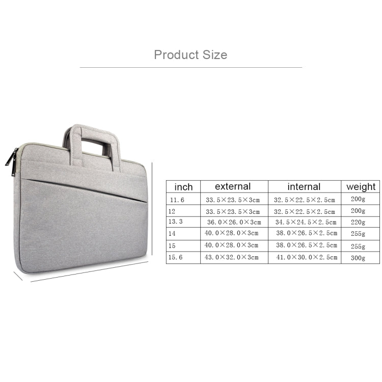 ST03S Borsa per tablet portatile per laptop con impugnatura morbida in tessuto Oxford indossabile con doppie tasche laterali da 15,6 pollici, 15.6 inch Black, 15.6 inch Pink, 15.6 inch Grey, 15.6 inch Deep Space Gray, 15.6 inch Navy Blue