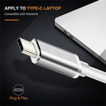 Convertitore HD USB-C a DP femmina 12 cm