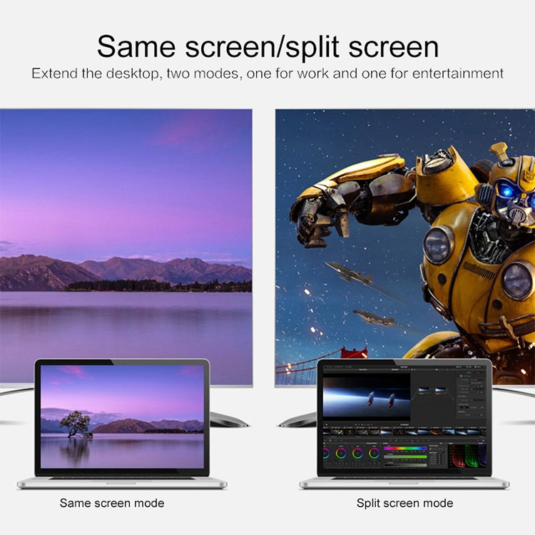 Convertitore da USB-C a HDMI VGA USB 3.0 PD 4K 1080P