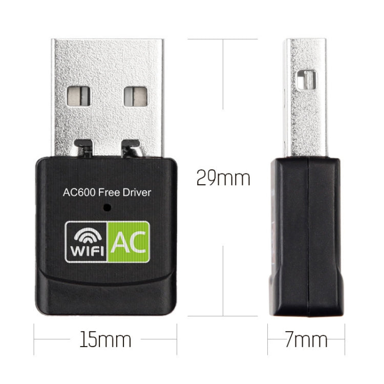 Adattatore WIFI USB dual band CA da 600 Mbps