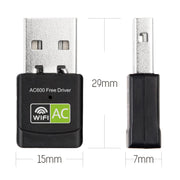 Adattatore WIFI USB dual band CA da 600 Mbps