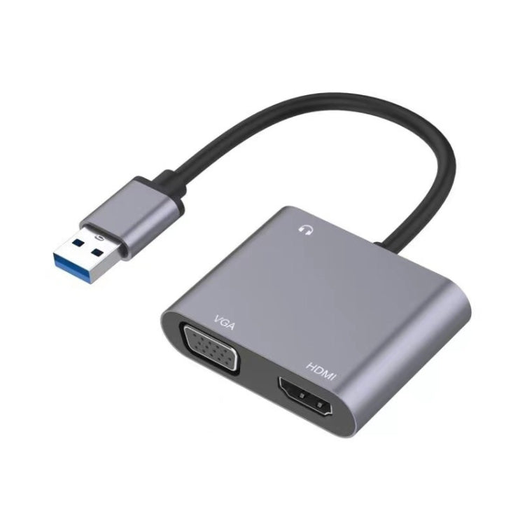 Convertitore da USB-C/Tipo-C 3.0 a HDMI/VGA