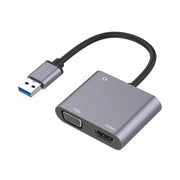 Convertitore da USB-C/Tipo-C 3.0 a HDMI/VGA