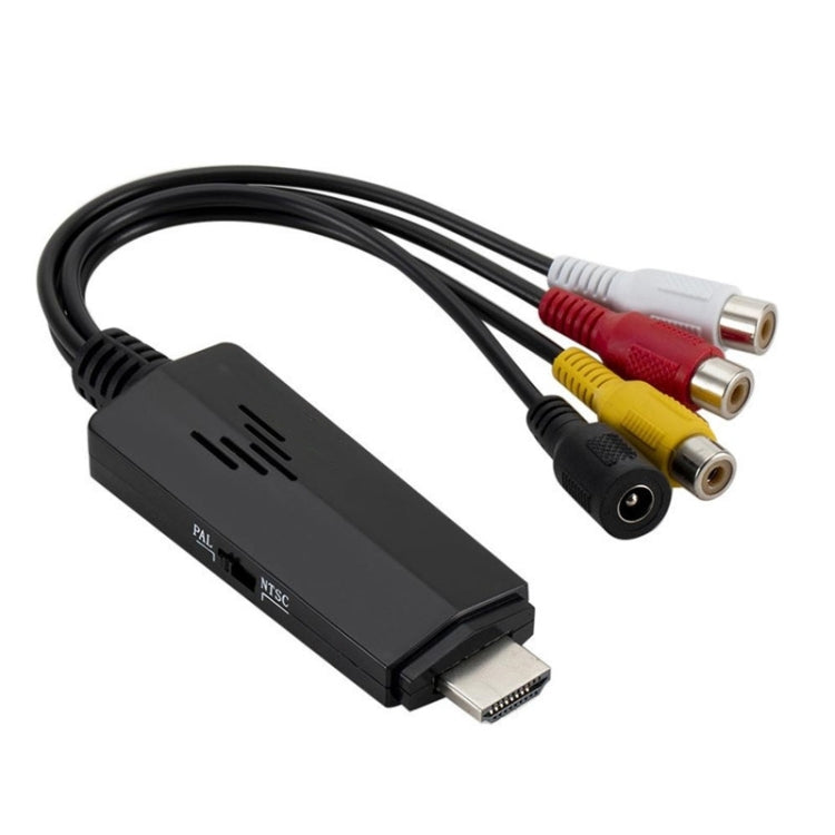 Adattatore convertitore video HD a 3RCA AV CVBS, HD Video to 3RCA