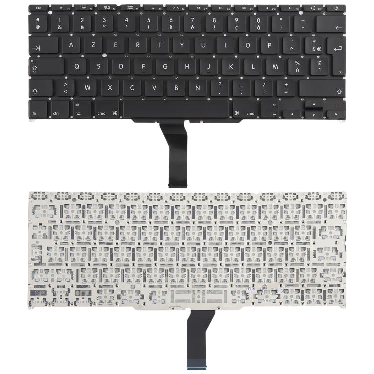 For MacBook Air 11 A1370 A1465 2011-2015 Big Carriage Return FR Version Keyboard, A1370 A1465 (FR Big Carriage Return Version)