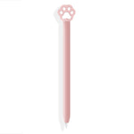 Custodia in silicone rosa a stella per Apple Pencil 2
