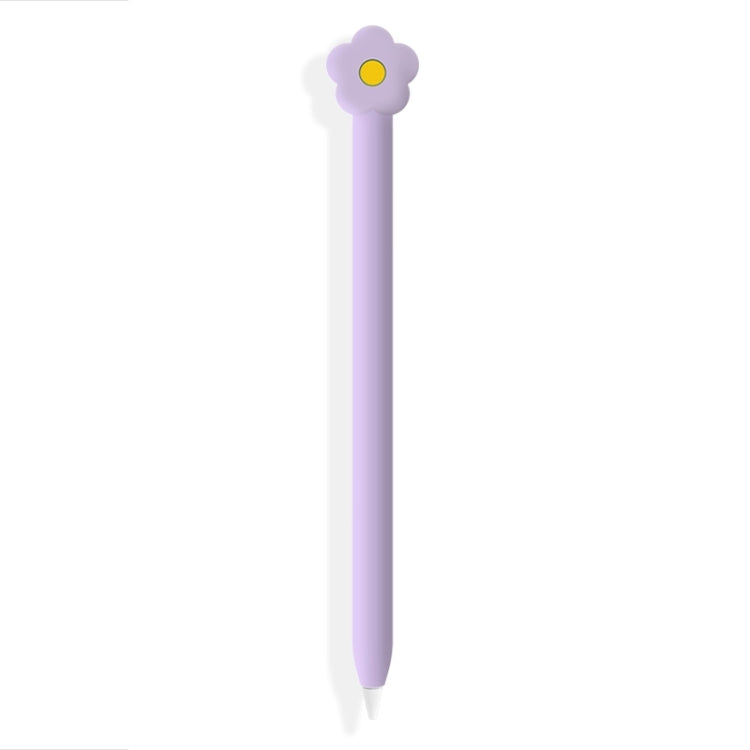Custodia in silicone rosa a stella per Apple Pencil 2