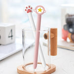 Custodia in silicone rosa a stella per Apple Pencil 2