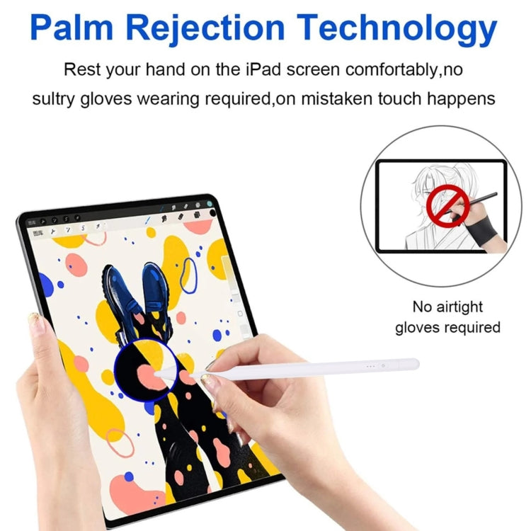 Penna stilo capacitiva attiva P7-2 con rifiuto del palmo per iPad dopo la versione 2018, P7-2 / 8 Pin