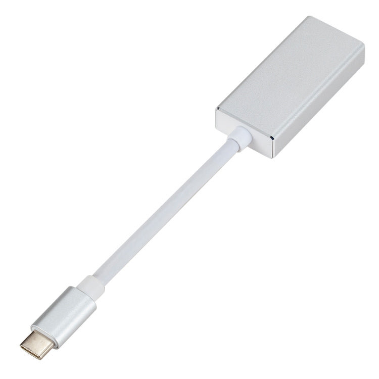 Convertitore HD USB-C / Type-C 3.1 maschio a Mini DP femmina, lunghezza: 12 cm, Silver, Gold