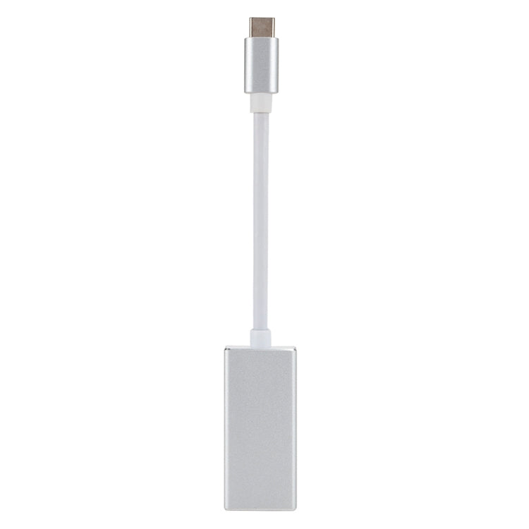 Convertitore HD USB-C / Type-C 3.1 maschio a Mini DP femmina, lunghezza: 12 cm, Silver, Gold