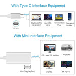 Convertitore USB-C a Mini DisplayPort 4K