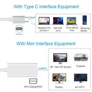 Convertitore USB-C a Mini DisplayPort 4K