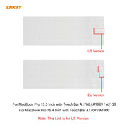 Cover protettiva tastiera per MacBook Pro 13 e 15"