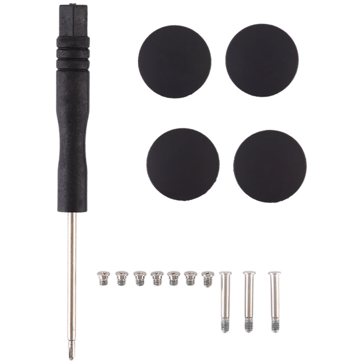 3 in 1/Set Bottom Rubber Cooling Pad + Screws + Screwdriver for MacBook Pro A1278 A1286 A1297, A1278