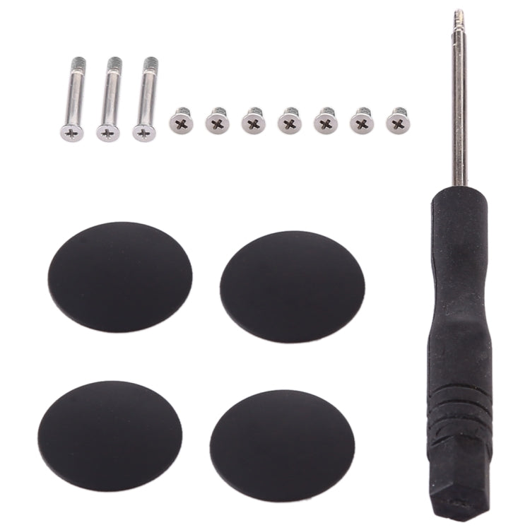 3 in 1/Set Bottom Rubber Cooling Pad + Screws + Screwdriver for MacBook Pro A1278 A1286 A1297, A1278