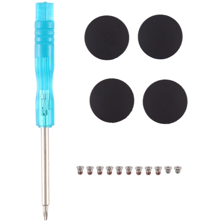 3 in 1/Set Bottom Rubber Cooling Pad + Screws + Screwdriver for MacBook Pro Retina A1398 A1502 A1425, A1398