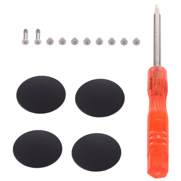 3 in 1 Bottom Rubber Cooling Pad + Screws + Screwdriver Set for MacBook Air 11 inch A1370 A1465 (2010-2018), A1370