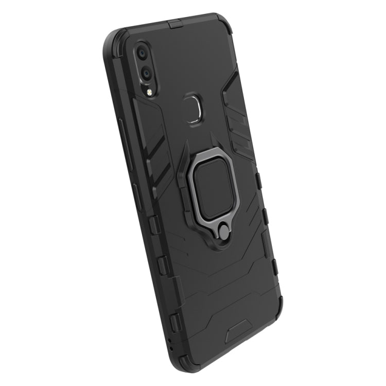 Custodia protettiva antiurto in PC + TPU per Vivo V9, con supporto ad anello magnetico, For Vivo V9
