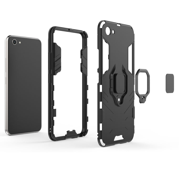 Custodia protettiva antiurto in PC + TPU per Vivo Y83, con supporto ad anello magnetico, For Vivo Y83