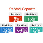 Scheda di memoria Ruddis da 8 GB ad alta velocità classe 10 TF/Micro SDXC UHS-1(U1), 8GB