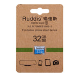 Scheda di memoria Ruddis da 32 GB ad alta velocità classe 10 TF/Micro SDXC UHS-1(U1), 32GB
