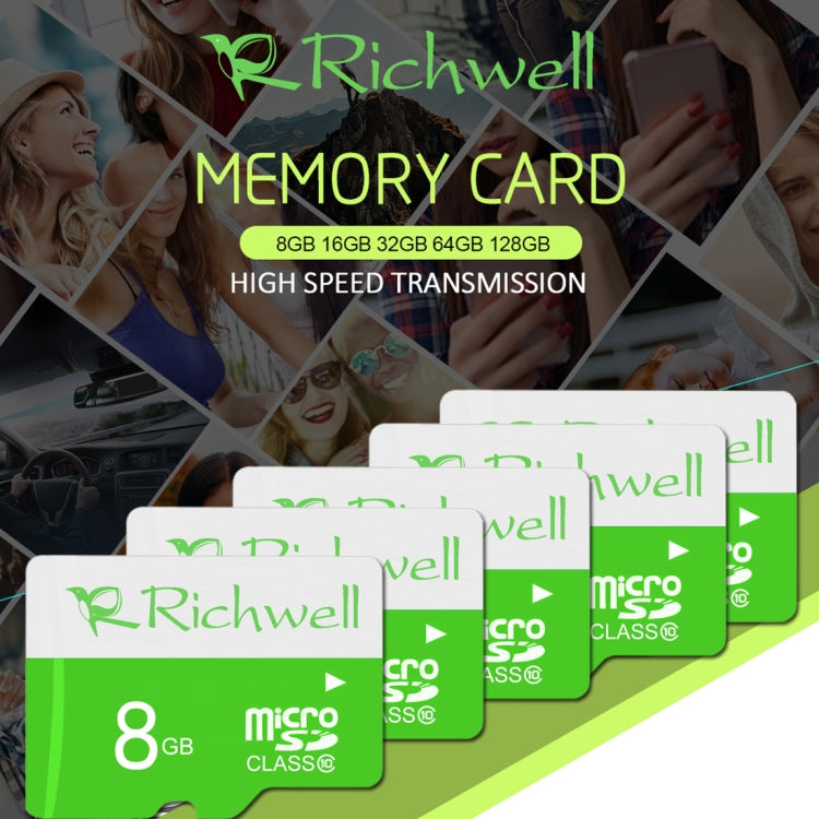 Scheda di memoria Richwell Micro SD (TF) ad alta velocità classe 10 da 16 GB, 16GB