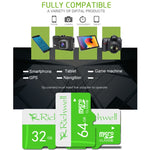 Scheda di memoria Richwell Micro SD (TF) ad alta velocità classe 10 da 16 GB, 16GB