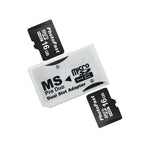 Adattatore CR-5400 da Micro SDHC(TF) a doppio slot a MS PRO Duo, capacità totale supportata: 64 GB, CR-5400