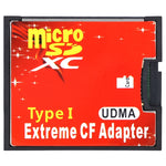 Adattatore per scheda di memoria Compact Flash da Micro SD a CF, 1 presa, 1-Socket