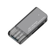 Lettore di schede multifunzione USB 3.1 V30 / V60 / V90 Supporto scheda SD / TF, Green, Tarnish