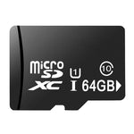 Scheda di memoria Micro SD (TF) di classe 10 ad alta velocità da 64 GB da Taiwan (capacità reale al 100%), 64GB