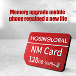 Scheda NM HOSINGLOBAL da 90 MB/s 128 GB, 128GB