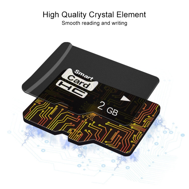 Scheda di memoria eekoo da 2 GB CLASSE 4 TF (Micro SD)., 2GB