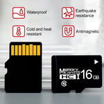 Scheda di memoria TF (Micro SD) nera ad alta velocità Classe 10 da 8 GB, 8GB