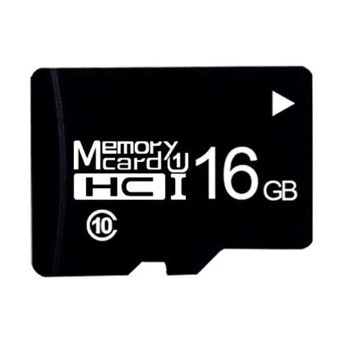Scheda di memoria TF (Micro SD) nera ad alta velocità Classe 10 da 16 GB, 16GB