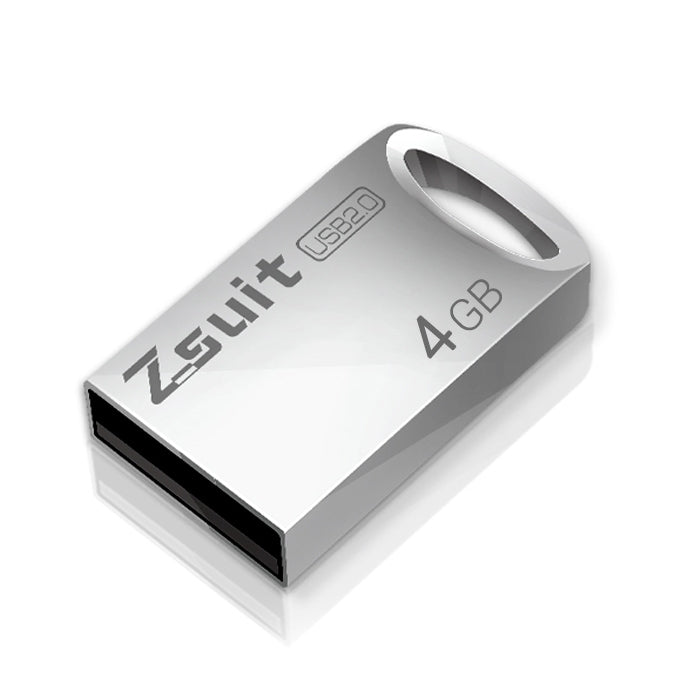 Mini disco flash USB a forma di anello in metallo USB 2.0 Zsuit da 4 GB, 4GB USB 2.0
