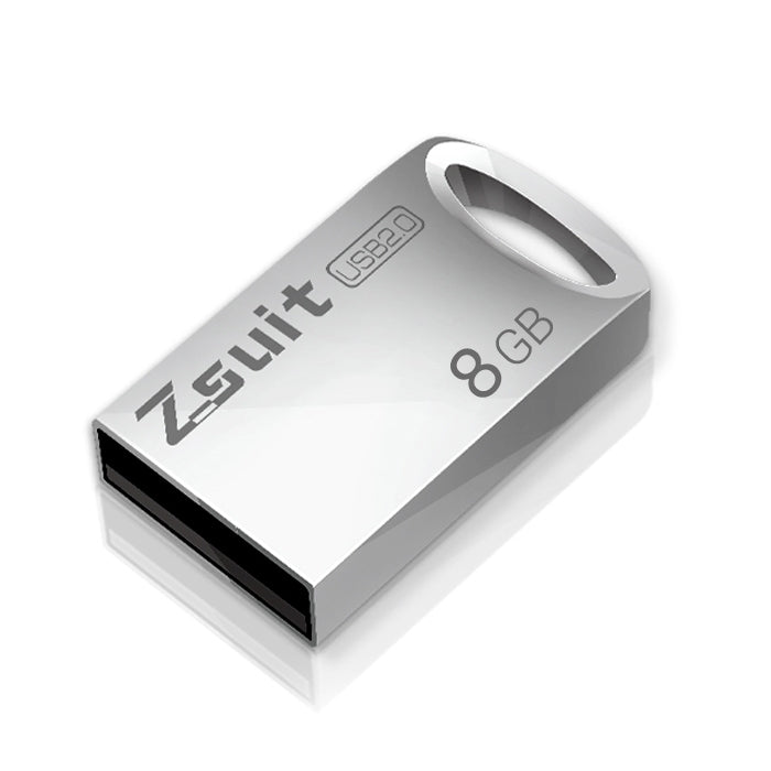 Mini disco flash USB a forma di anello in metallo USB 2.0 Zsuit da 8 GB, 8GB USB 2.0