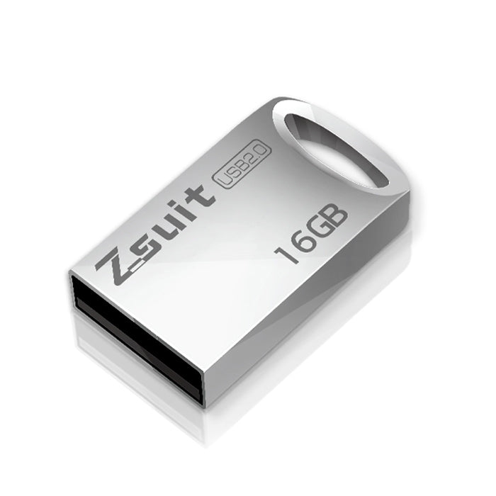 Mini disco flash USB a forma di anello in metallo USB 2.0 Zsuit da 16 GB, 16GB USB 2.0