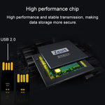 Mini disco flash USB a forma di anello in metallo USB 2.0 Zsuit da 64 GB, 64GB USB 2.0