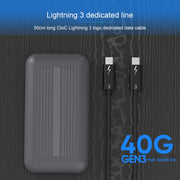 Unità disco rigido mobile a stato solido Blueendless M.2 NVME Thunderbolt 3, M8
