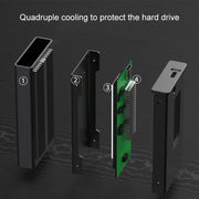 Unità disco rigido mobile a stato solido Blueendless M.2 NVME Thunderbolt 3, M8