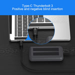 Unità disco rigido mobile a stato solido Blueendless M.2 NVME Thunderbolt 3, M8