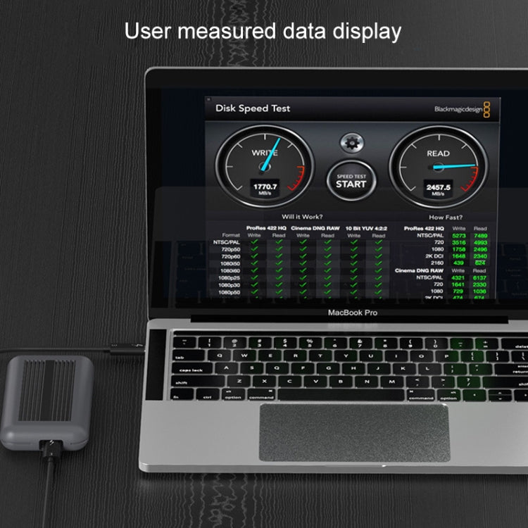 Unità disco rigido mobile a stato solido Blueendless M.2 NVME Thunderbolt 3, M8