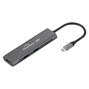 Blueendless 4 in 1 multifunzione tipo C / da USB-C a HDMI + PD + dock di espansione doppio HUB USB 3.0, 4 In 1 HDMI + PD + Dual USB 3.0