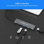 Blueendless 4 in 1 multifunzione tipo C / da USB-C a HDMI + PD + dock di espansione doppio HUB USB 3.0, 4 In 1 HDMI + PD + Dual USB 3.0