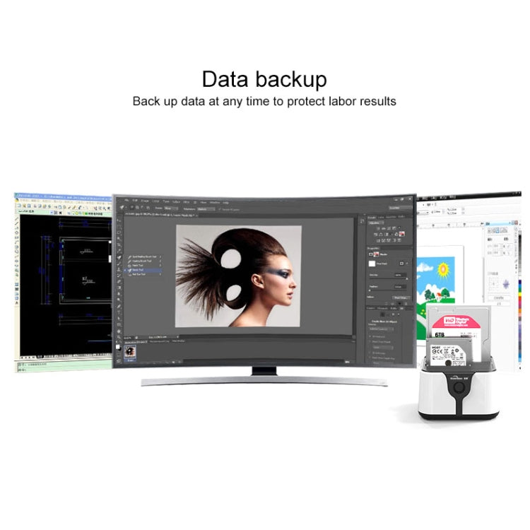 Dock per disco rigido SATA USB 3.0 a 2 alloggiamenti Blueendless da 2,5/3,5 pollici