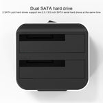 Dock per disco rigido SATA USB 3.0 a 2 alloggiamenti Blueendless da 2,5/3,5 pollici