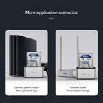 Dock per disco rigido per copia offline Blueendless da 2,5/3,5 pollici SATA USB 3.0 a 2 alloggiamenti